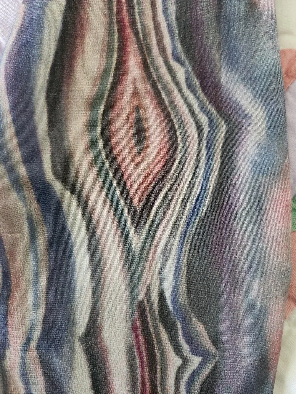 APNY Abstract Watercolor Print Scarf